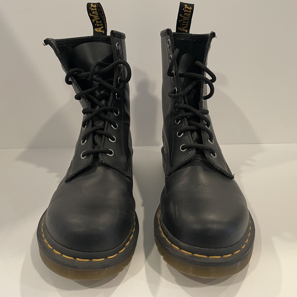 Dr. Martens W9 Black Leather Women's Boots